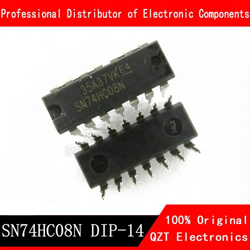 10PCS SN74HC08N DIP14 SN74HC08 DIP 74HC08N 74HC08 DIP-14 new and original IC