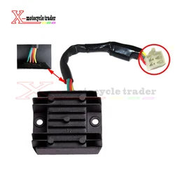 4 Wires Voltage Regulator Rectifier Motorcycle Boat Motor Mercury ATV 12V GY6 50 150cc Scooter Moped JCL NST TAOTAO Drop