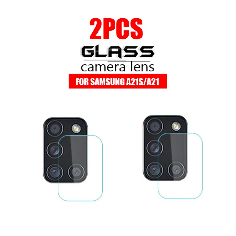 2Pcs A21S Back Camera Lens Beschermende Glas Op Voor Samsung Galaxy A21S Gehard Glas A21 S A217 Lens Scherm beschermende Film