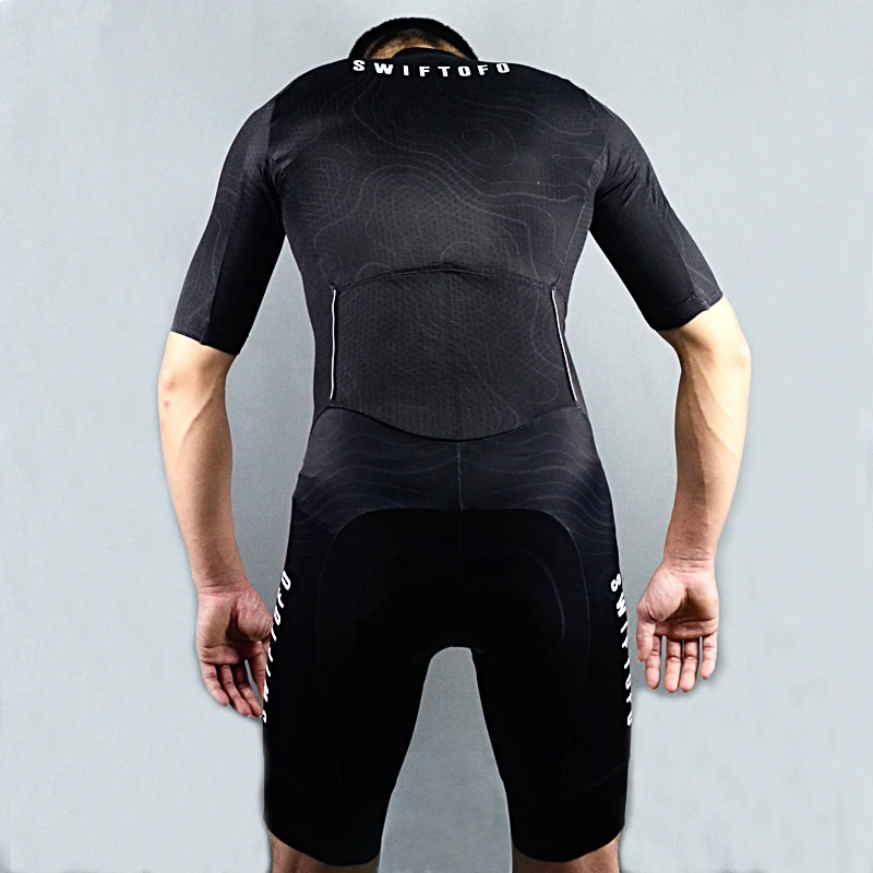 Swiftofoプロチームトライアスロンスーツ男性サイクリングジャージ