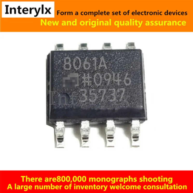 10Pcs/Lot AD8061ARZ AD8061AR AD8061A AD8061 8061A IC VOLTAGE FEEDBACK 1 CIRC 8SOIC