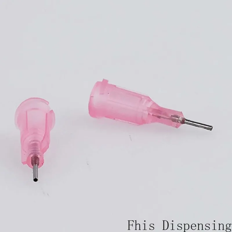 20Gx 1/4 "طول ث/ISO القياسية الفولاذ المقاوم للصدأ بلانت إبرة مع لور قفل البولي بروبلين محور حزمة من 50