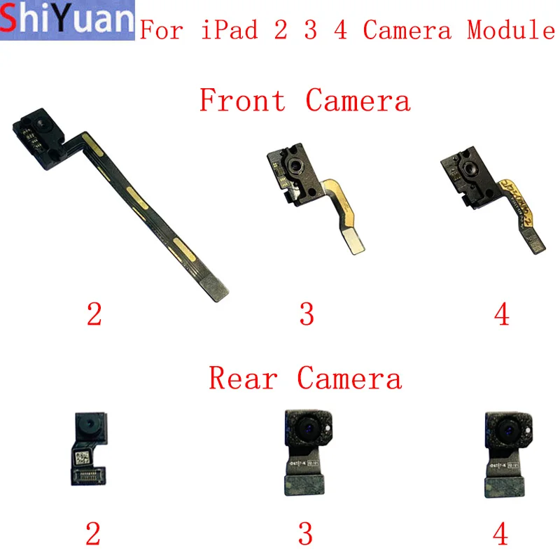 

Back Rear Front Camera Flex Cable For iPad 2 3 4 Main Big Small Camera Module Replacement Repair Parts