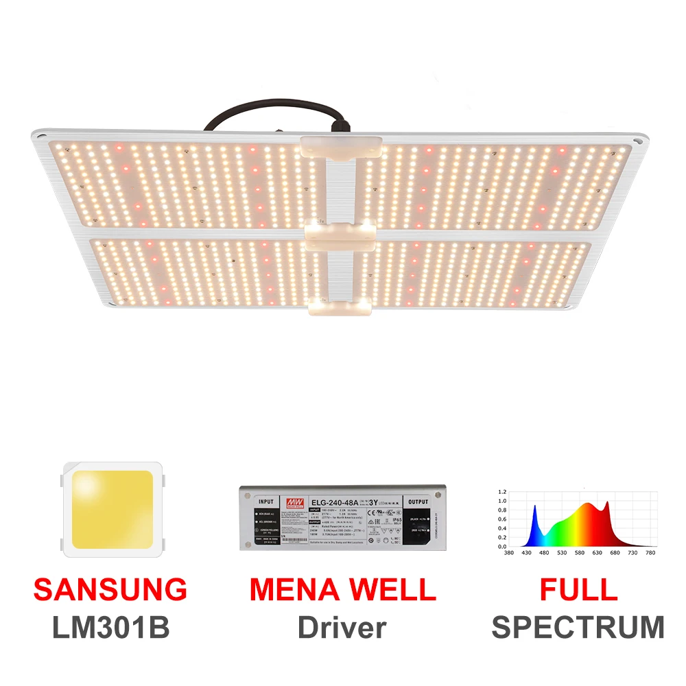 

Samsung LM301B LM301H Full Spectrum LED Grow Lihgt Tent 4000W SF4000 Dimmable Quantum Phyto Lamp for Plant Veg and Blooming