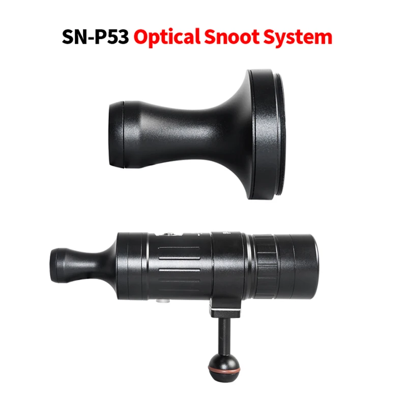 SUPE Scubalamp SN-P53 Optical Snoot Narrow Beam of P53 PV52T RD95 Underwater Photography Video Light Scuba Diving Equipment