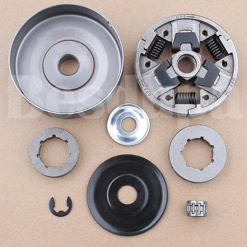 Clutch Drum Rim Sprocket Kit For Stihl 026 MS260 024 MS240 Chainsaw 1121 160 2051 , 11211602050 w Needle Bearing