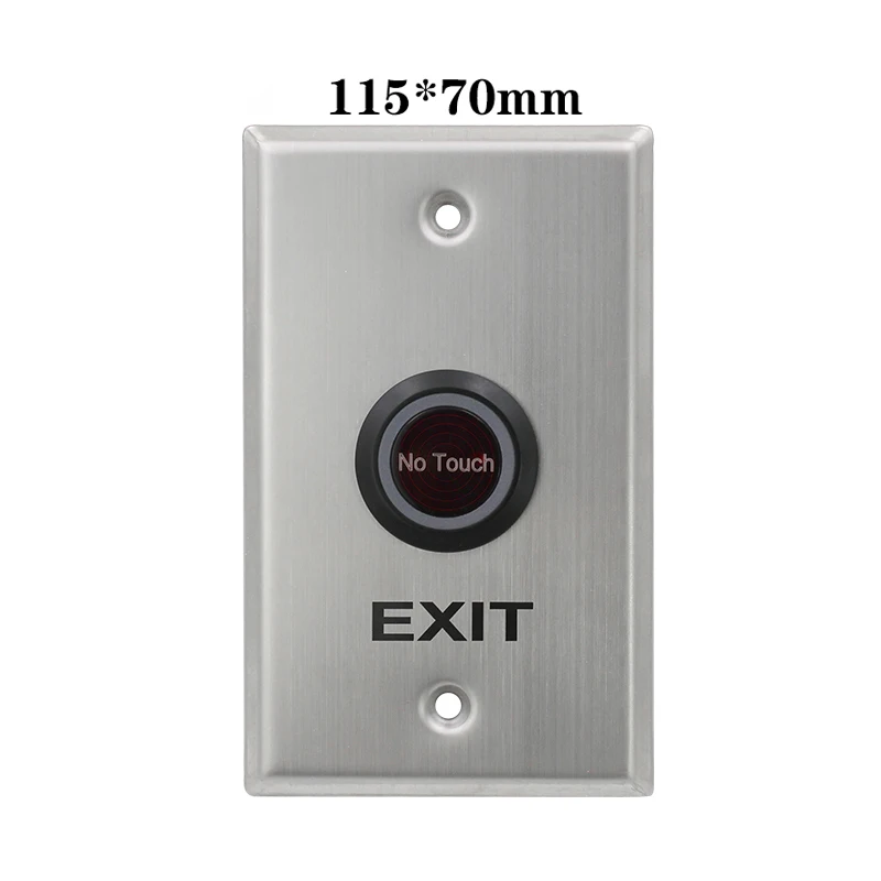 IP68 Waterproof Infrared Sensor Switch No Touch Contactless Switches Door Release Exit Button with LED For Door Access Control