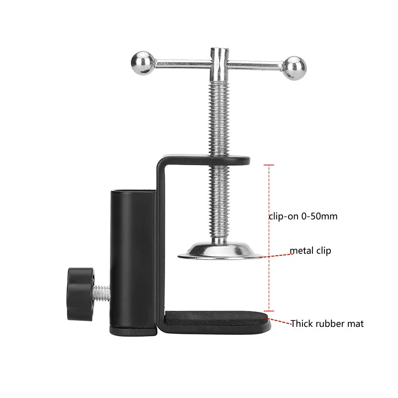 8X15X Magnifying Glass Lamp with Clamp and Stand LED Magnifier 5X Lens Adjustable Swivel Arm for Reding,Repair,Close Work 2IN1