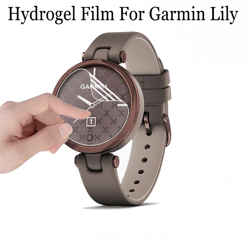 

2PC 4PC Ultra-thin Transparent Clear Full Hydrogel Film For Garmin Lily Sport smart watch Protective Films Cover For Garmin Lily