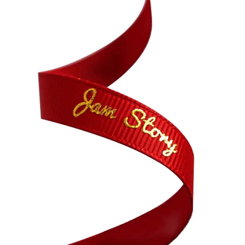 Grosgrain Ribbon for Flower Shop, Printed Ribbon, Customized Logo, Personal Brand