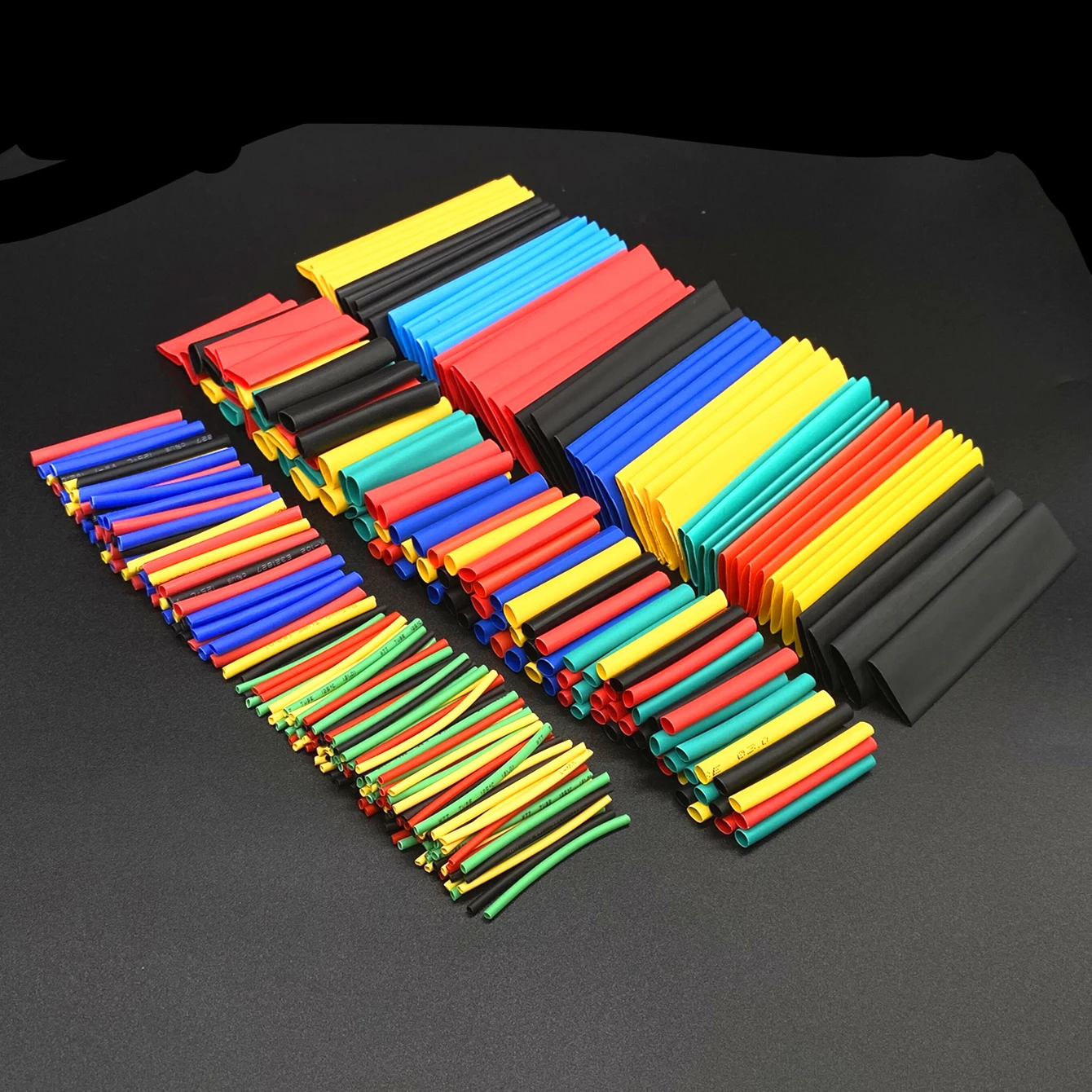 328PCS Heat Shrink Tube Tubing Insulation Shrinkable Tube Assortment Electronic Polyolefin Wire Cable Sleeve Kit