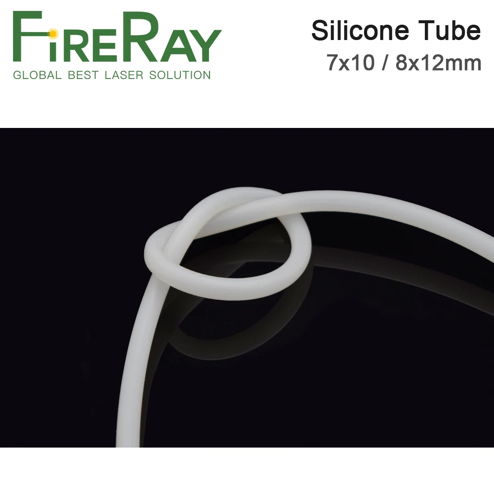Silicone Tube 7x10mm 8x12mm Water Pipe Flexible Hose For Water Sensor & Water Pump & Water Chiller For CO2 Laser Cutting Machine