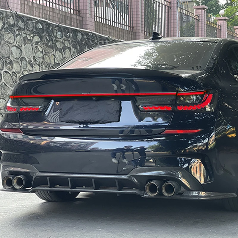1 Set For BMW 3 series G20 G28 2019 2020 2021 Through Taillights Strips Dynamic Flow Water Modified Decoration Upgrade taillight