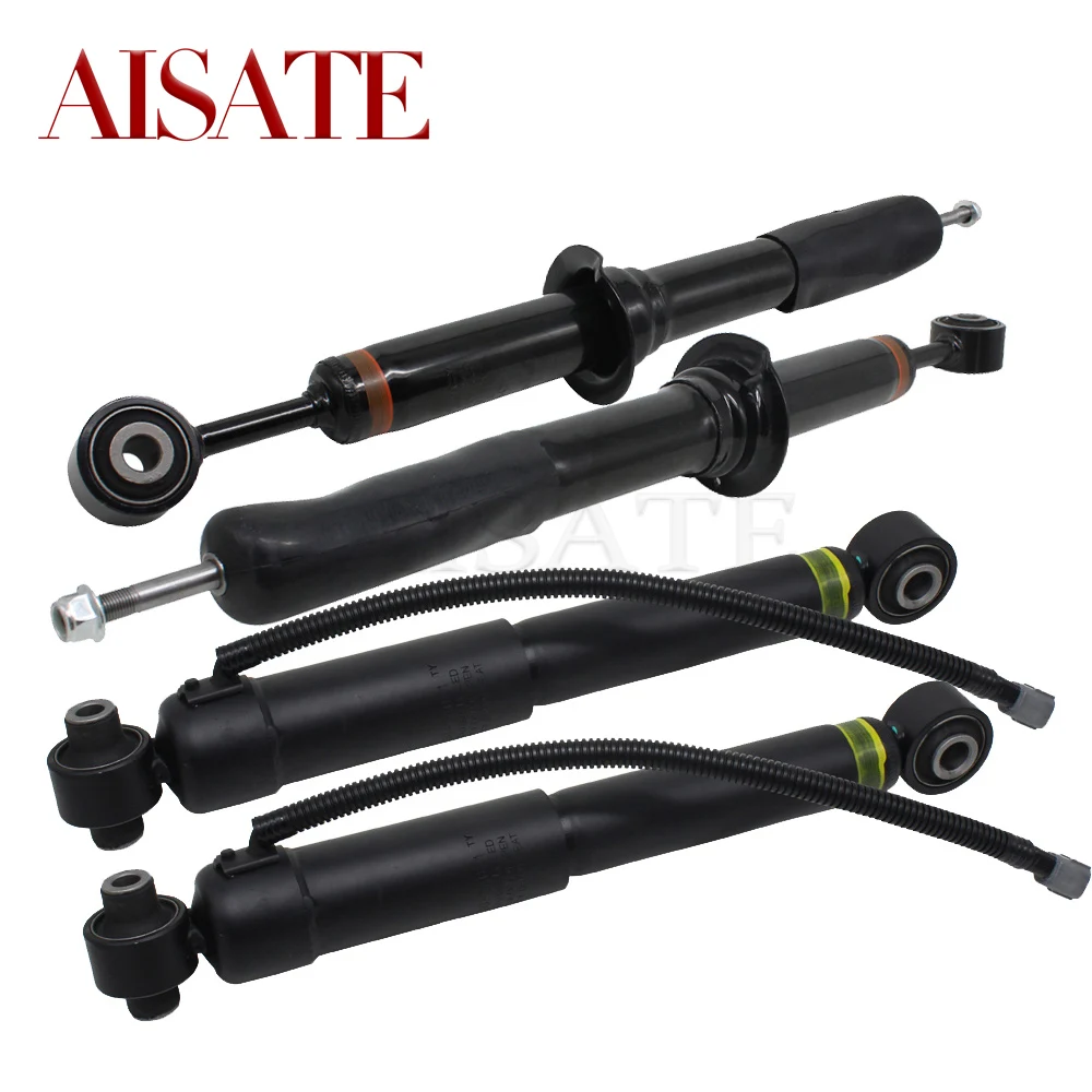 4pcs Front+Rear Air Suspenion Shock for Toyota Sequoia With Sensor 2008-2019 Air Shock Absorber 48530-0C100 48510-34040