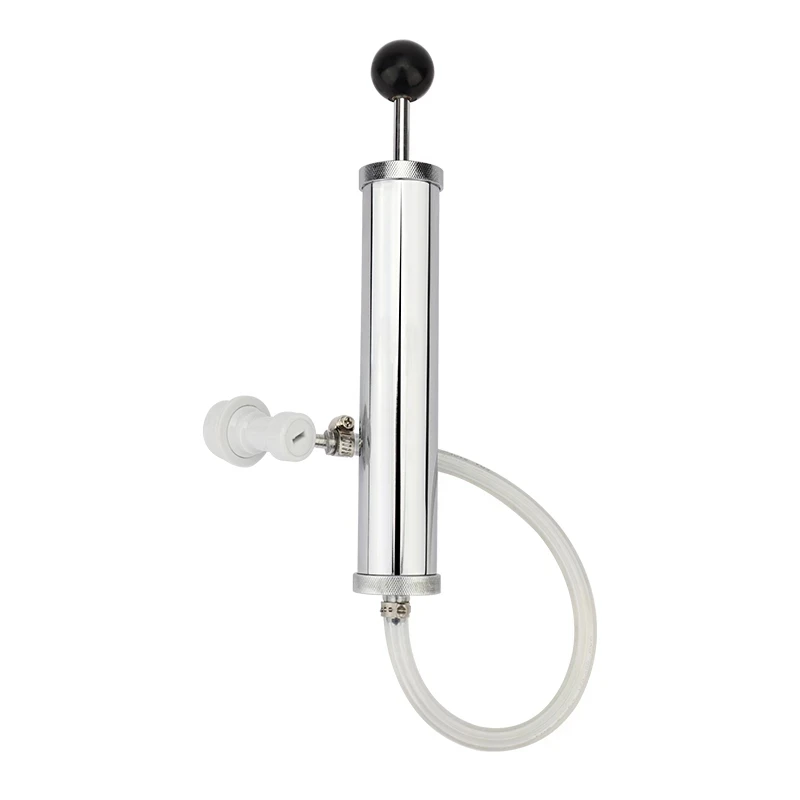 Beer Keg Air Pump,Co2 Pump With Gas Ball Lock,8 Inch Party Pump Beer Keg Tap Kit Homebrew Kegging Brewing Equipment