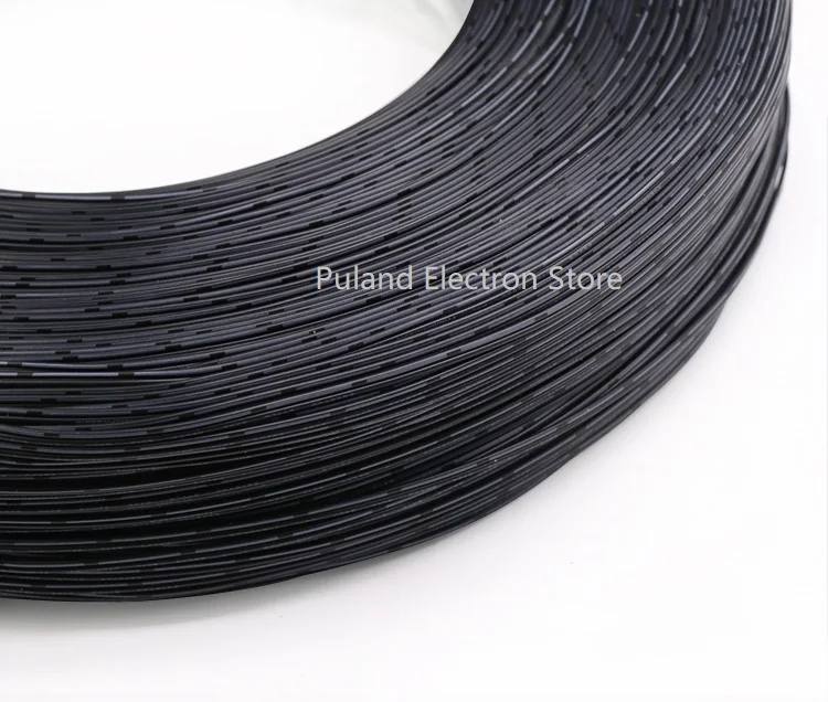 5M UL2468 Black White 2pins PVC Wire 28AWG ~ 16AWG Insulated Double Core LED Lamp Copper Line Monitor Extend Power Cable