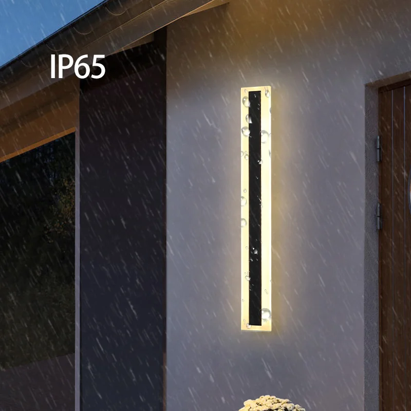 Outdoor Lights Waterproof Modern Simple IP65 LED Corridor Porch Decoration for Garden Villa the Door Courtyard Balcony Wall Lamp