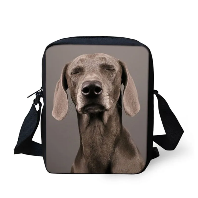 Cute Weimaraner Dog 3D Print Boys Girls Mini Crossbody Bags Fashion Ladies Messenger Bags Brand Designer Shoulder Bag Women