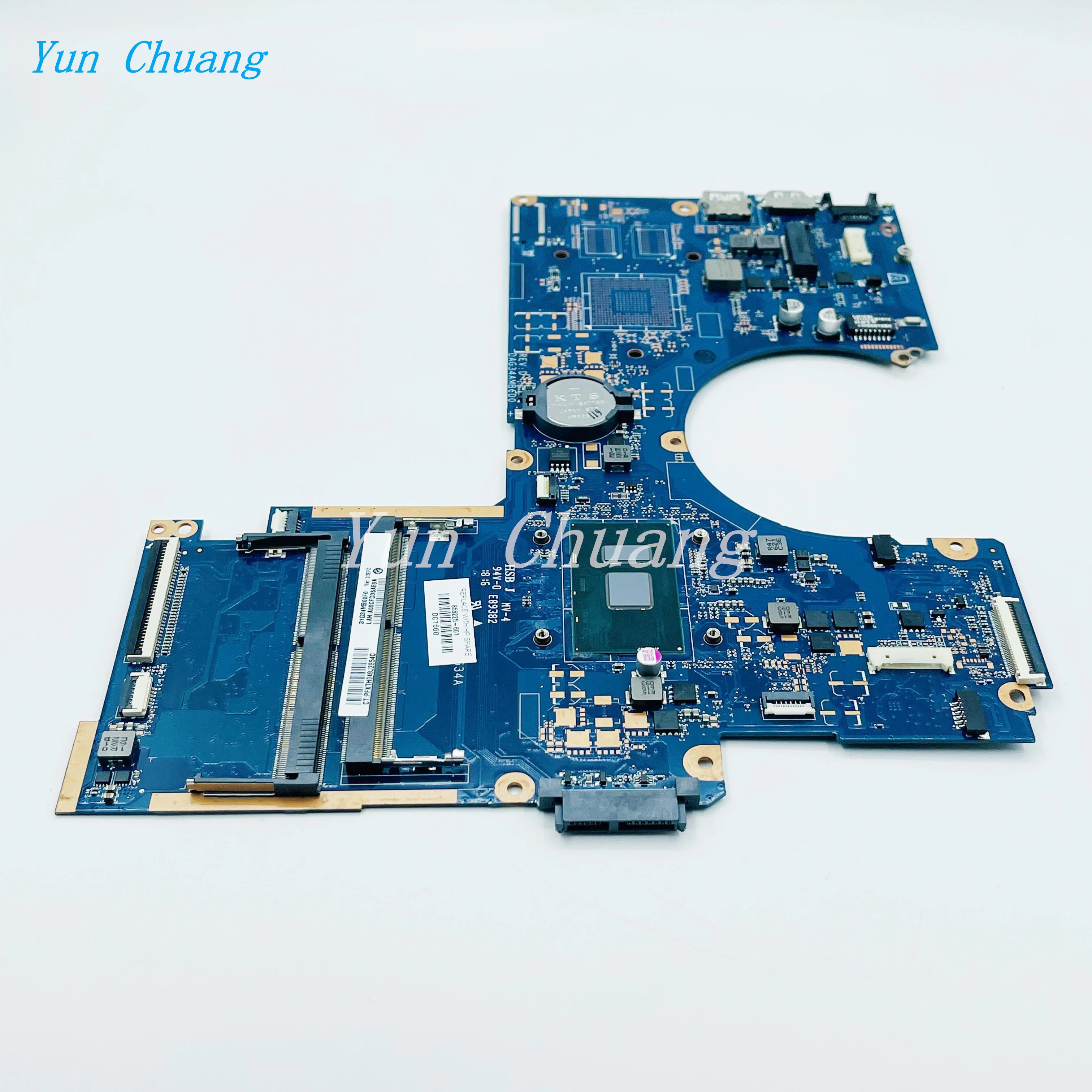 Imagem -05 - Placa-mãe Portátil para Laptop hp Placa-mãe Dag34amb6d0 Pavilion Tpn-q172 15-au Core i3 i5 i7 Cpu Uma Ddr4 856225601 856225001