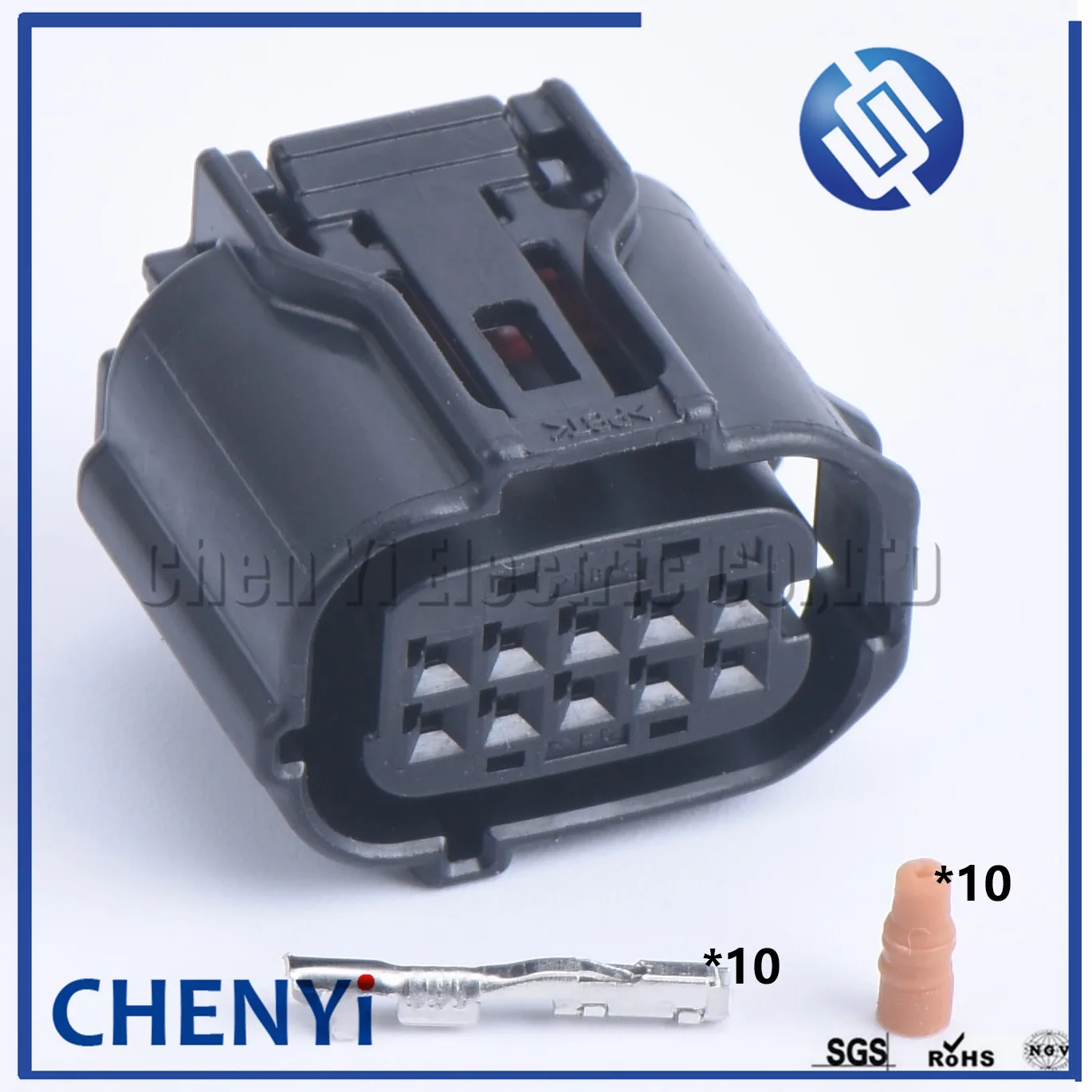 10 Pin 12380 6189-1134 6188-0696 Waterproof Automotive Socket radar sensor Distance Sensor Connector For Toyota 90980-12380