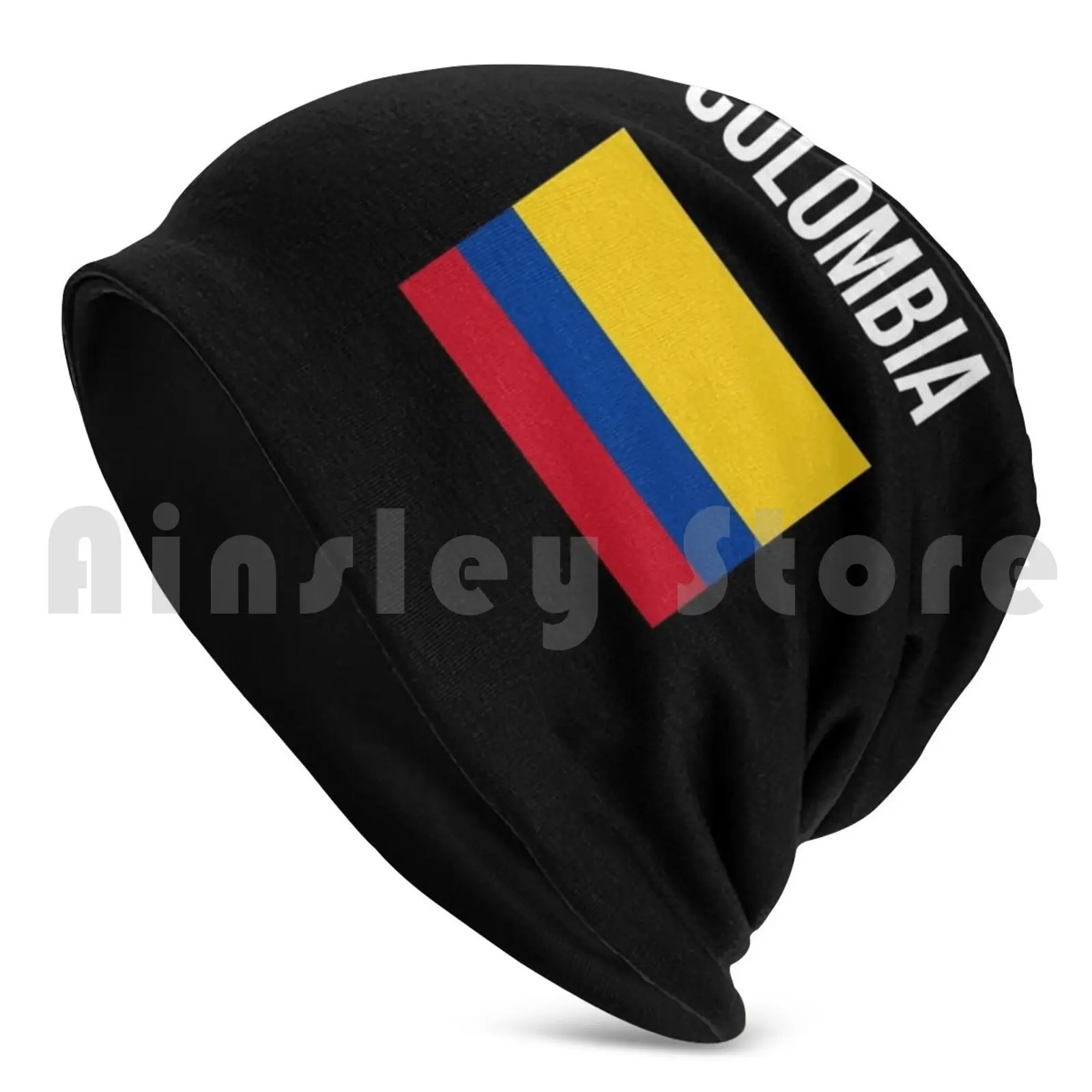 Colombia Flag Beanies Knit Hat Hip Hop Colombia Colombia Flag Colombian Colombian Flag Country Heart Love