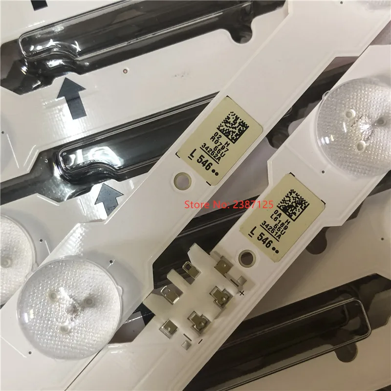 14pcs 3VLED Backlight  DUGE-550DCA-R5  DUGE-550DCB-R5 BN96-34251A BN96- 34252A For 55" UE55HU7000 CY-GH055HGLV3H CY-GH055HGLV3V