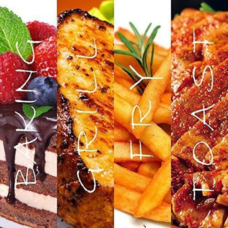 Nồi Chiên Không Dầu Air Fryer Lót-100 Tờ Đục Lỗ Vải Dù Giấy Vuông Tre Hấp Giấy Tương Thích Với, Trắng