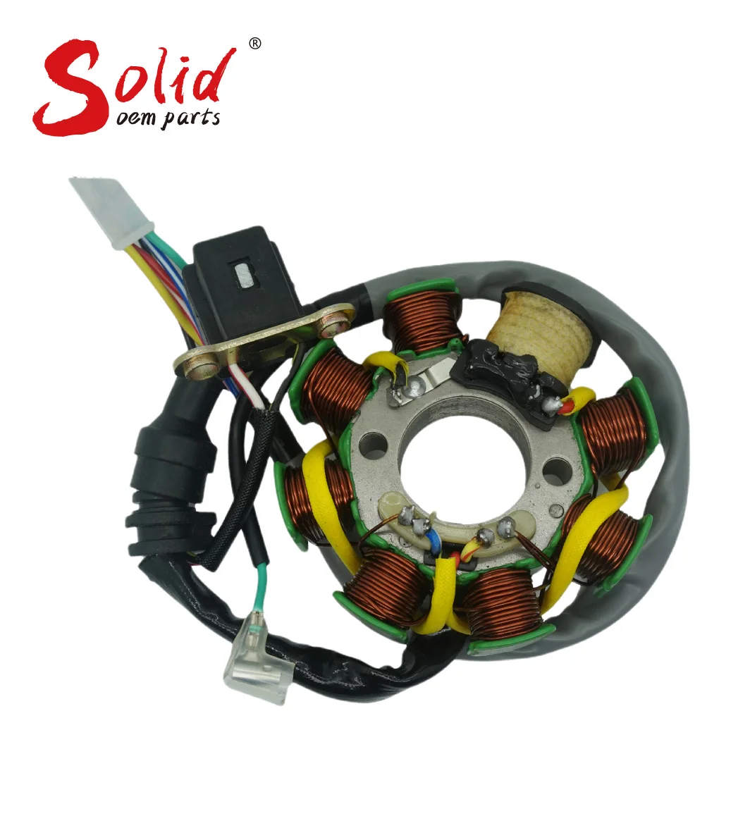 Motorcycle Magneto Coil for 8 COIL BAJAJ BOXER BM150 2012 BM100 ES/KS PF351004 BM 150cc stator coil  Stater Assly Complete