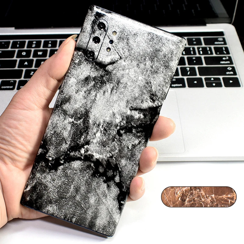 Marble Matte Film Wrap Skin Phone Back Paste Sticker For SAMSUNG Galaxy Note 20 Ultra S20 Note 10 S10 Plus S10e S9 S8+ Note 8 9 