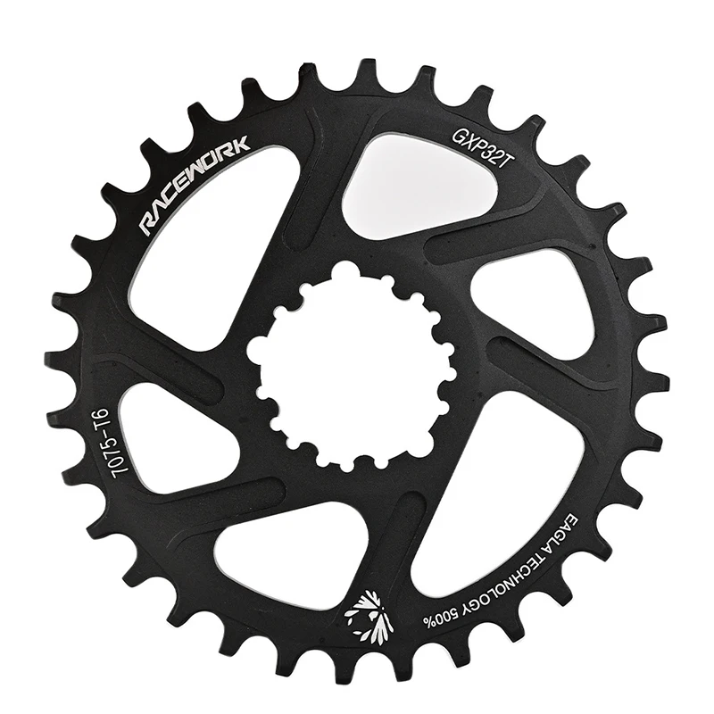 Round Bicycle Chainring 32T 34T 36T 38T Mountain Bike Crankset MTB Tooth Plate Direct Mounting All-in-one Disk Suit For SRAM