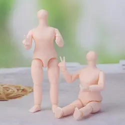 Height 9.5/11/12cm 13 Movable Joints Nude Dolls Spherical Jointed Doll Body Suits 1/12 1/8 Scale Toys Accessories Gift