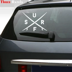 Three RatelsCustomize FD421 Surf Sticker Creative Decal Vinyl Car Styling Accessories Auto Car Window Bumper Decal