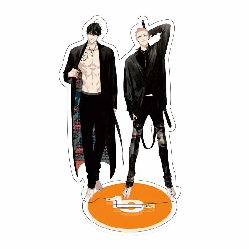 Anime Old Xian 19 Days Badge Figure Acrylic Stand Model Plate Toys Cartoon Character  Hetian Jian Yi Desktop Decor Cosplay  Gift