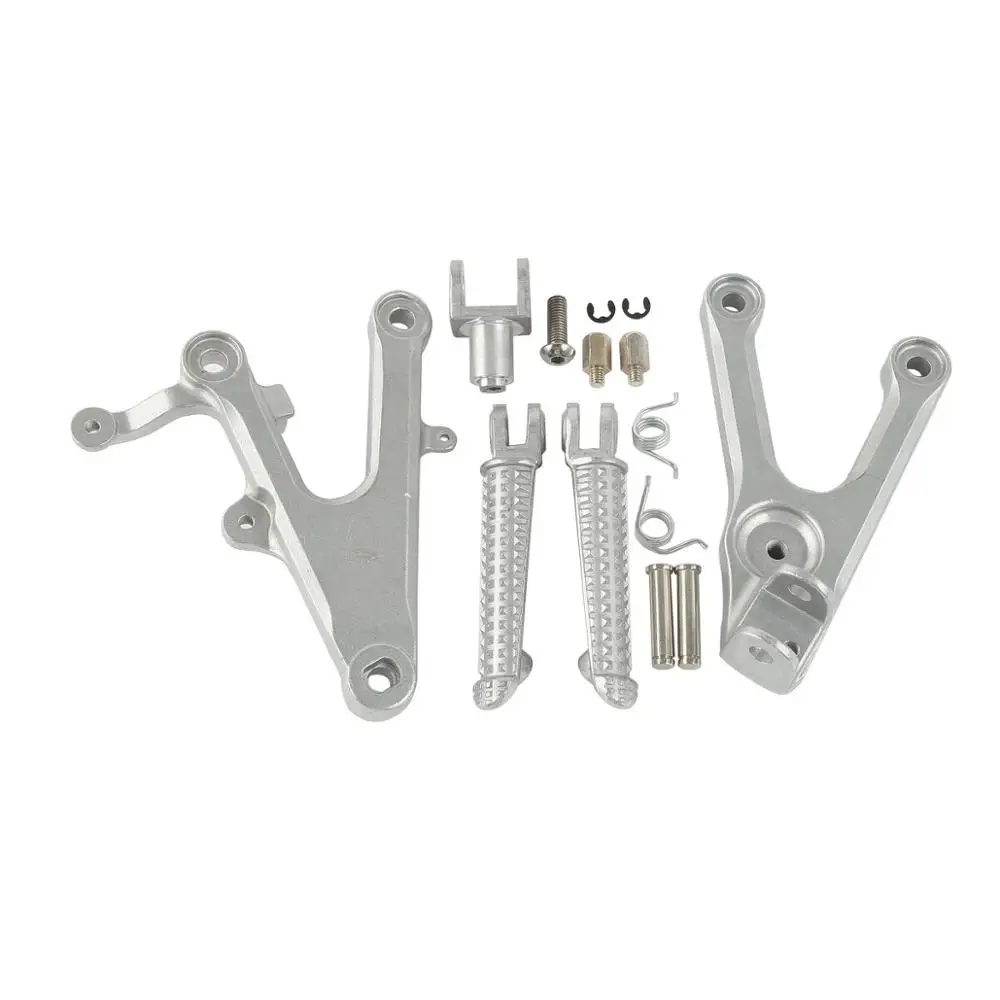 Motorcycle Front Footrest Foot Pegs bracket For Yamaha YZF R6 2003-2005 2004 YZF-R6S 2006-2009 2008 2007