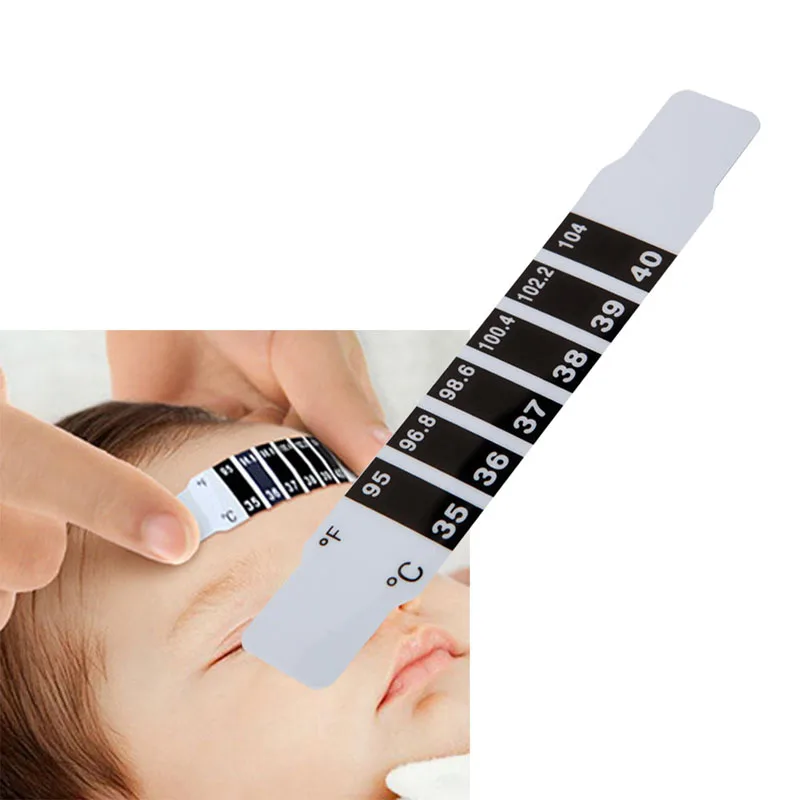 Thermometer Reusable Flexible Toddler Forehead Care Health Monitors Braces Supports