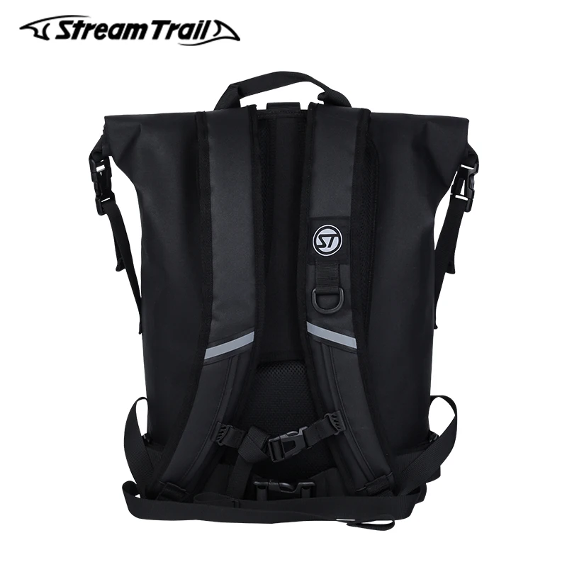 Streamen Trail Waterdichte Tas Kuzo 20L Rugzak Outdoor Tpu Lichtgewicht Water Weerstand Zware Roll-Top Sluiting Gewatteerde Rug