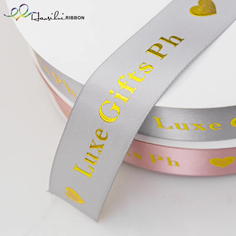 

HAOSIHUI 32 39 51mm Polyester stamping Personalized Ribbons for Party Wedding Decoration and Cartoon Character 100yards/lot