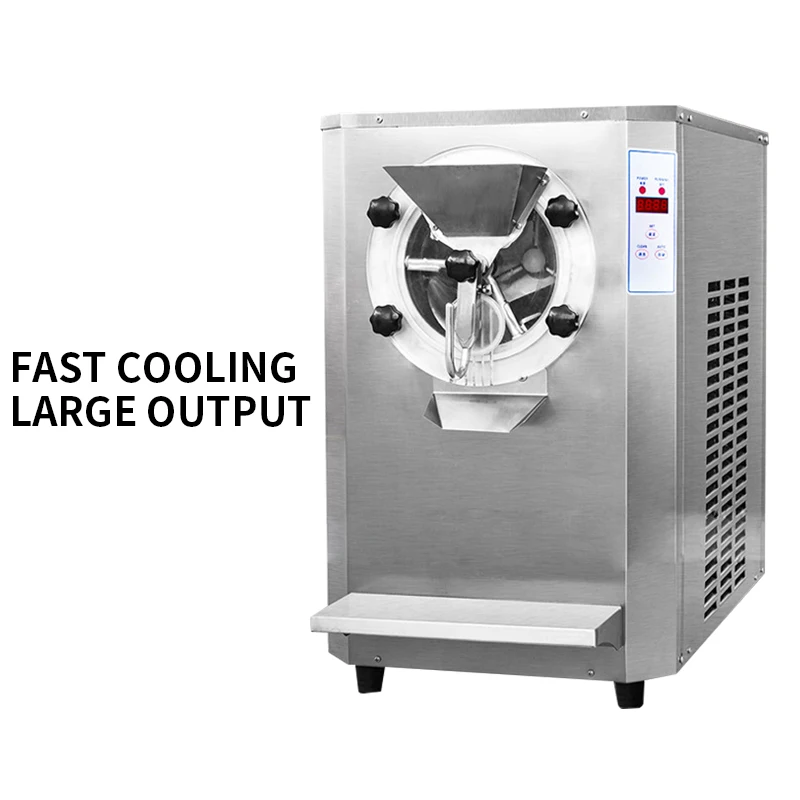 New hard ice cream machine large output horizontal hard ice cream machine YB7120-TW automatic hard ice machine