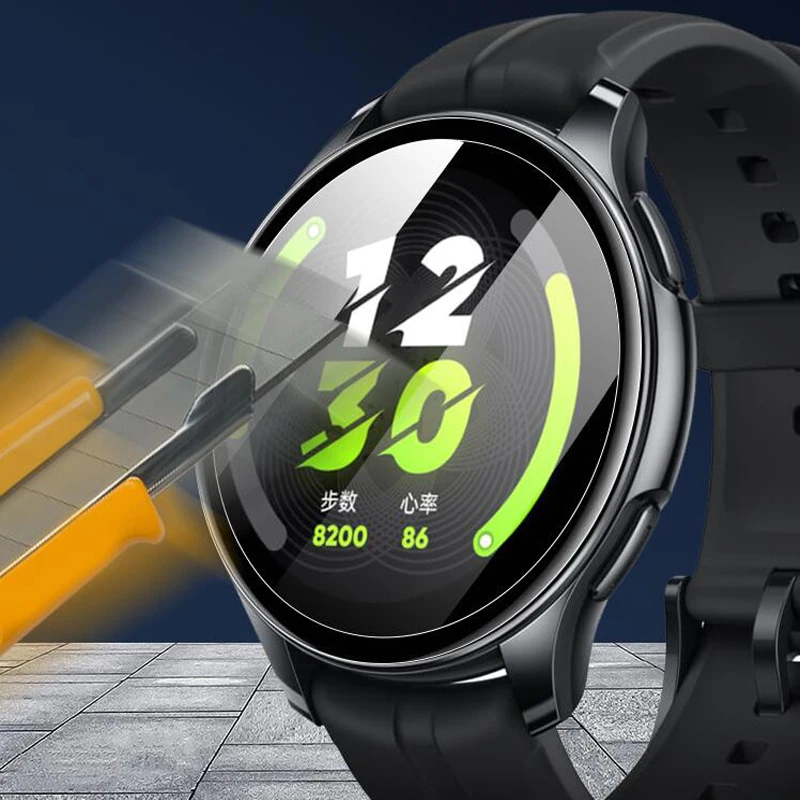 3D 곡선 전체 소프트 보호 필름 커버 Realme T1 스마트 워치 화면 보호기 스포츠 액세서리에 대 한 Smartwatch 보호
