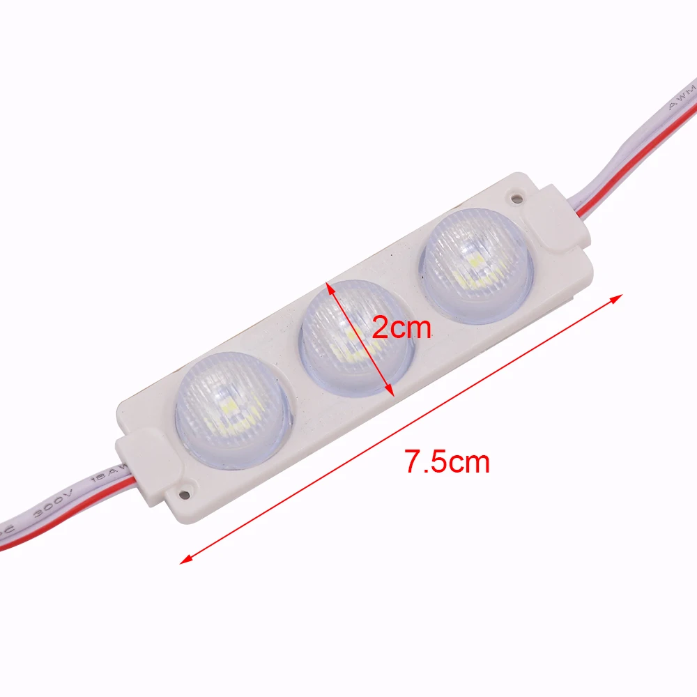 20 sztuk modułu LED s Super jasne SMD 5630 oświetlenie DC 12V IP65 wodoodporny czerwony, niebieski, zielony, różowy żółty biały modułu Led układu