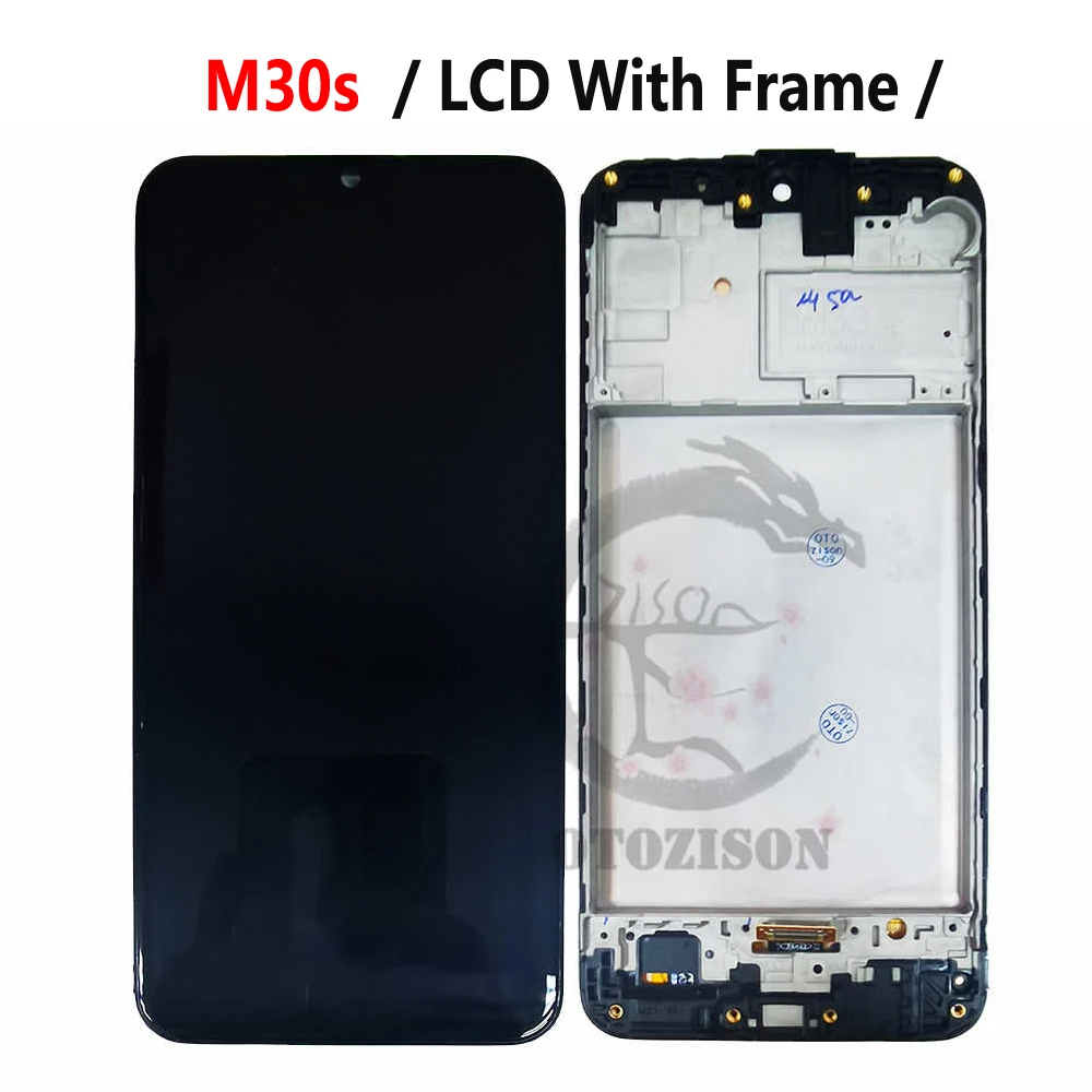 AMOLED LCD For Samsung For Galaxy M30 LCD M305 M305F M305G Display M30S M307 M307FN Screen Touch Digitizer Assembly Replacement