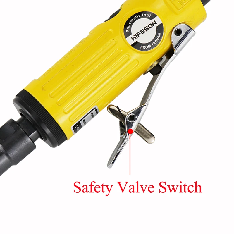 HIFESON 1/4 Zoll pneumatischer Stabschleifer, Luft-Stabschleifer, Schleifmühle, Gravurwerkzeug, Poliermaschine für pneumatische Werkzeuge – Detail 5