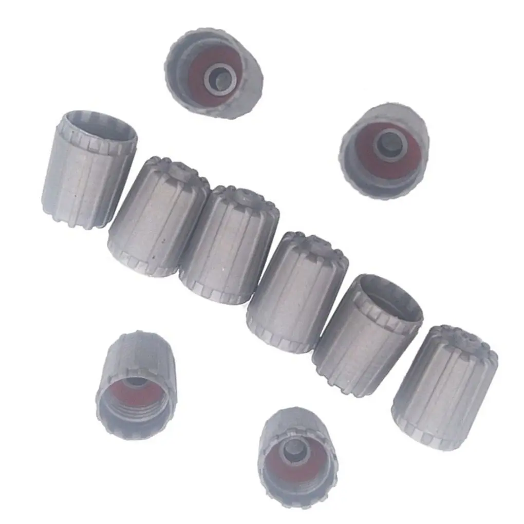 For Nissan for Infiniti TPMS25306 10pcs Auto Car Tire Wheel Grey Long Air Valve Stem Caps Cover Plastic