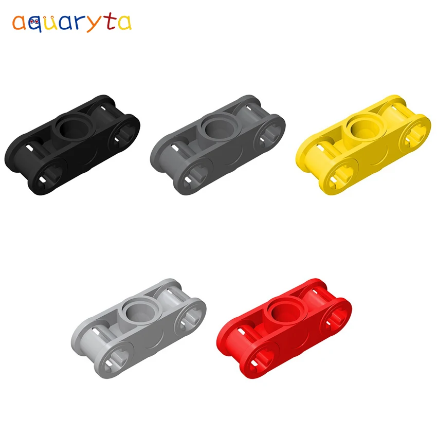 

Aquaryta 100pcs 1x3 Double Shaft Hole Coupling Connector Technology Building Blocks Parts Compatible 32184 DIY Toys for Children