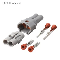 Juego de cables impermeables para coche, arnés de cables de 2 pines, macho, hembra, gris, conector impermeable, 20/50-6187, 2311-6180, 2/10/2321 juegos