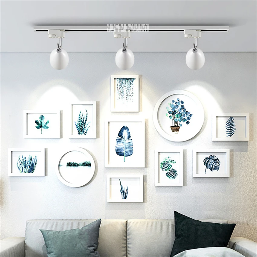SM1828 ผนังร้านเสื้อผ้า LED TRACK Light Commercial แผนกต้อนรับบริการร้านดอกไม้พื้นหลังติดตาม Spotlight 220 V/85- 260V