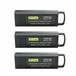 1-3pcs7500mAh 11.1V Lipo Battery Large Capacity Backup Battery for Yuneec Q500/Q500+/Q500 4K/Q500+ PRO 4Kfor 7.4v drone battery