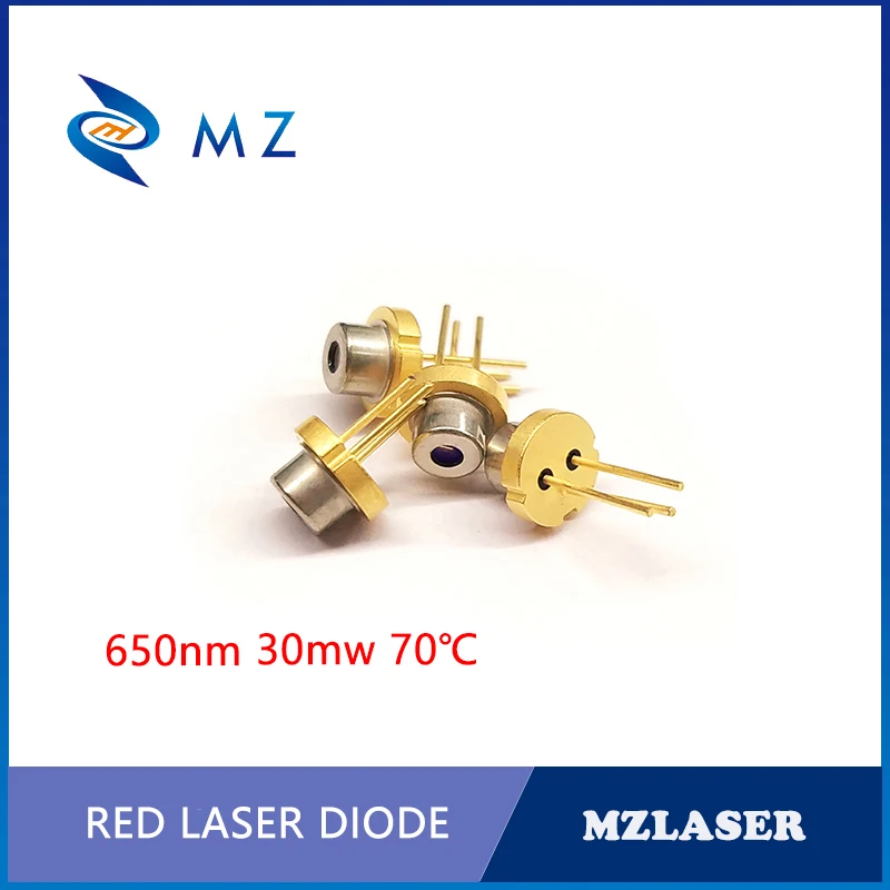 Laser Diode 650nm 30mw 70 Grad Industrie Grade ZU-18 Verpackung