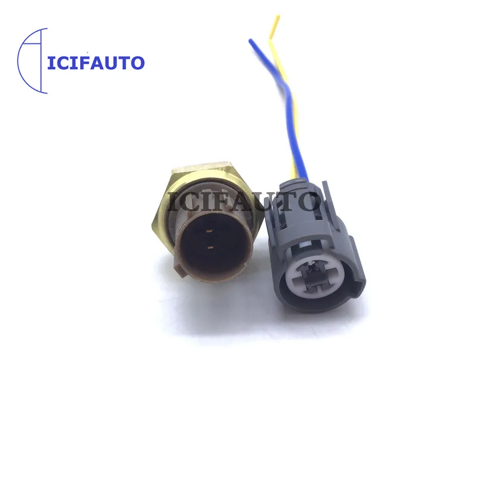 Coolant Temperature Sensor Switch With Connector Plug for Honda Accord Civic Element Acura Integra 37760-P00-003 37760-P00-004