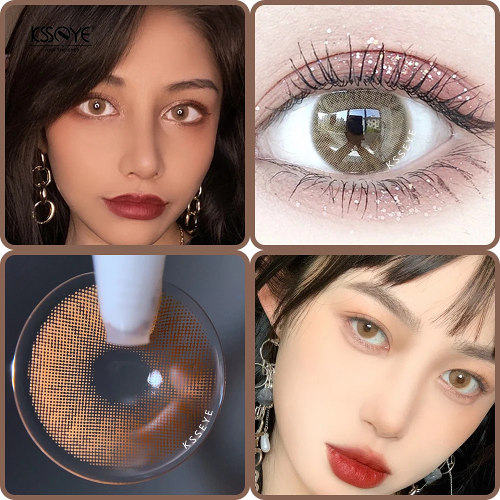 KSSEYE Vison Mulberry Farbe Kontaktlinsen Kontaktlinsen Schöne Schüler Objektiv Für Vergrößern Augen Kosmetik